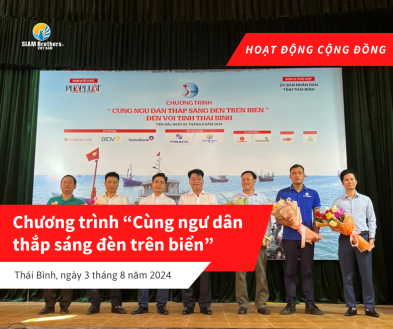 SIAM Brothers Việt Nam Đồng Hành Cùng Ngư Dân Thái Bình Trong Chương Trình 